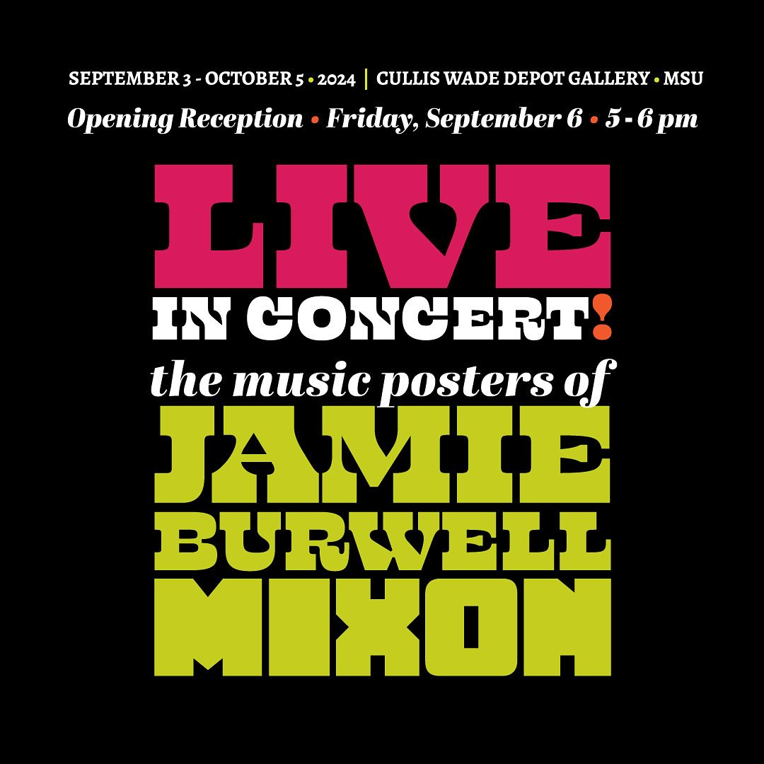 Live in Concert! Exhibition poster