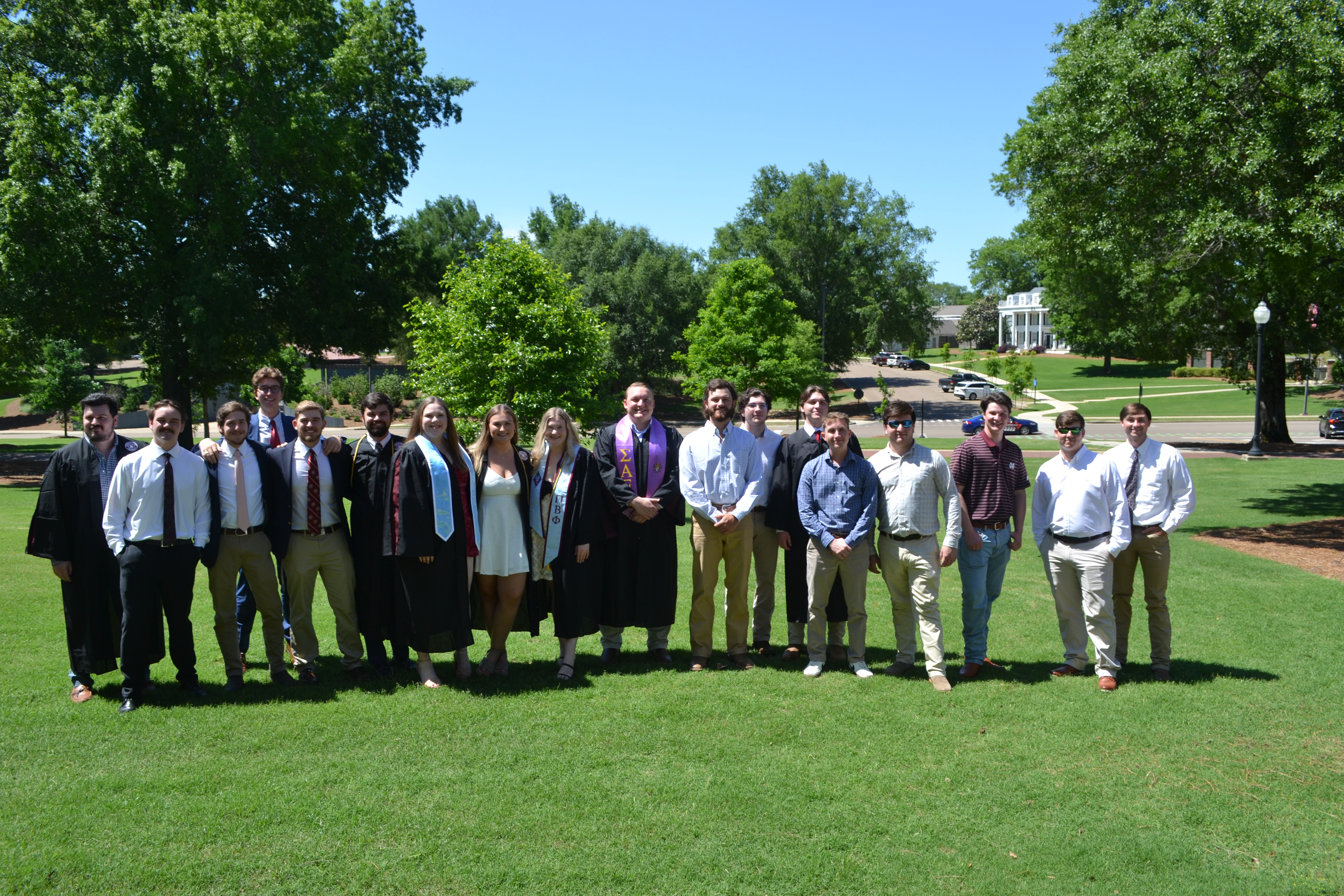 BCS class of 2024 gathered on lawn