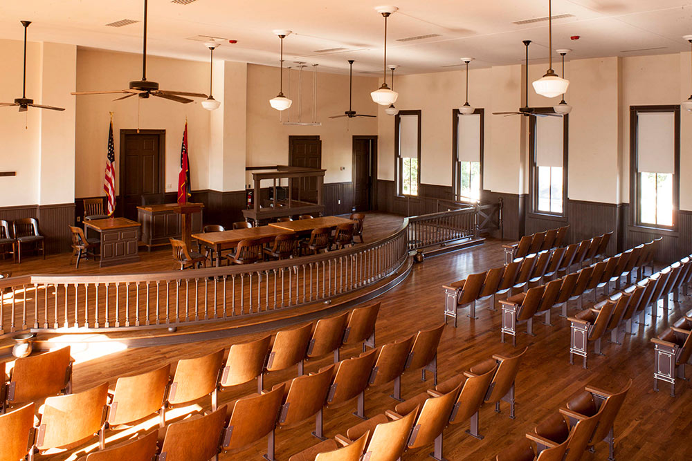 inside of courtroom - Emmett Till & Mamie Till-Mobley Memorialization Project