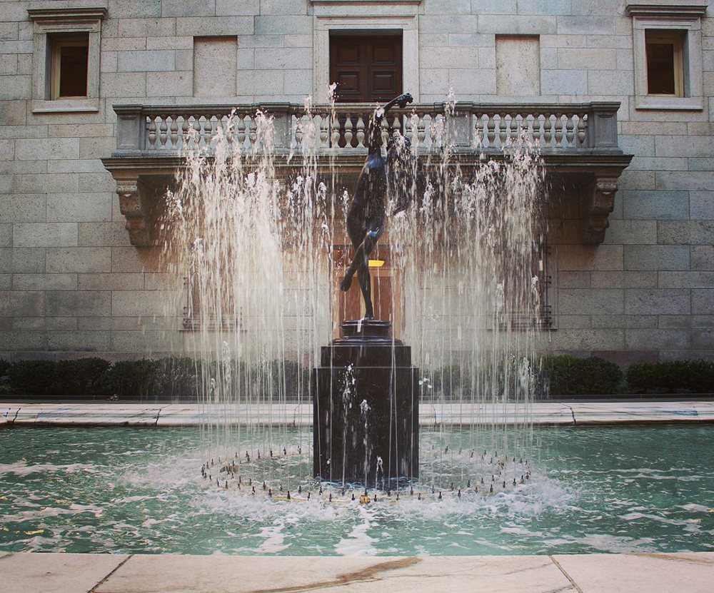 Boston Public Library Courtyard 1