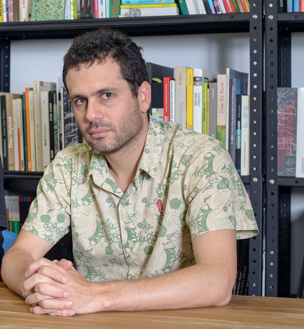 Felipe Mesa sitting at table