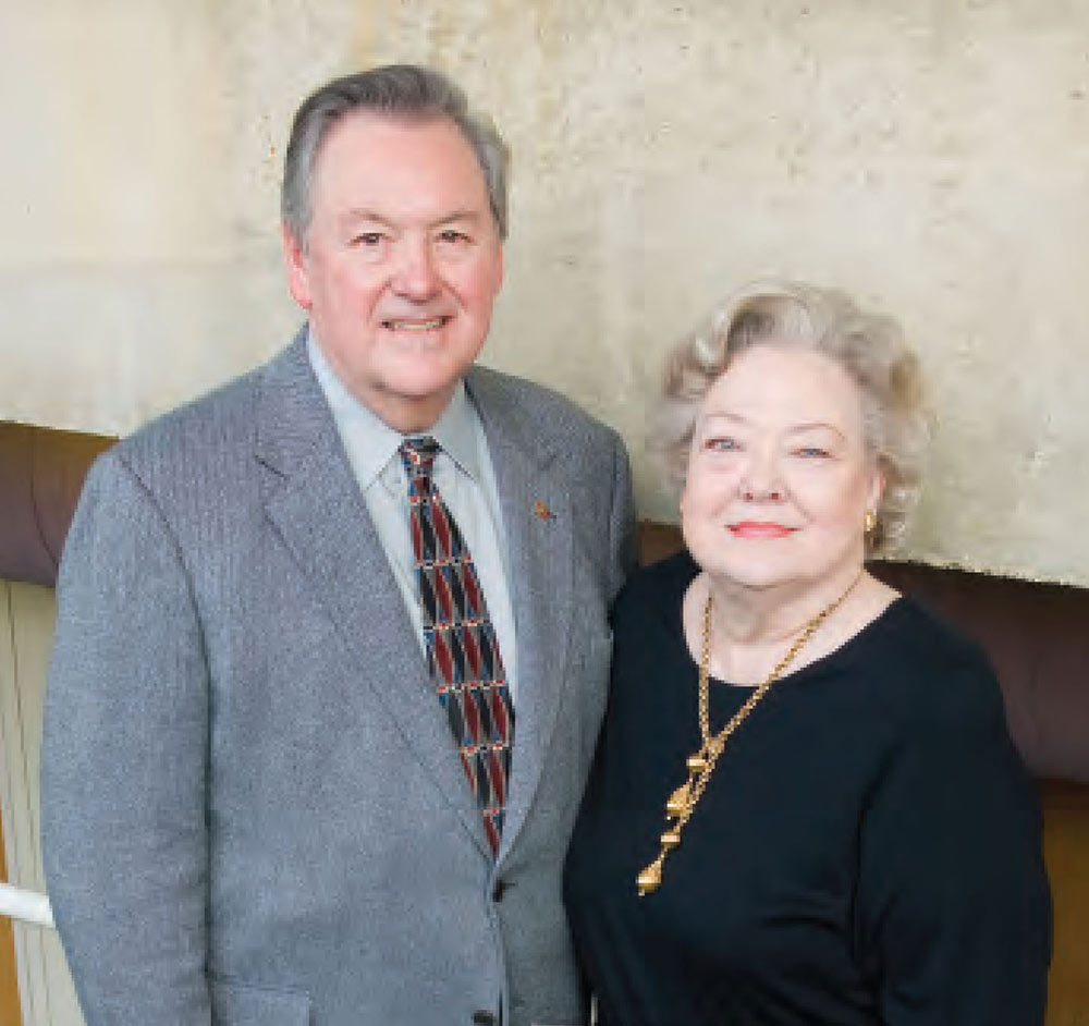 Bob Harrison, left, poses with wife, Freda