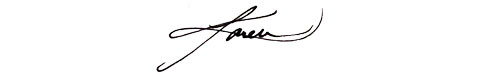 Karen Spence signature