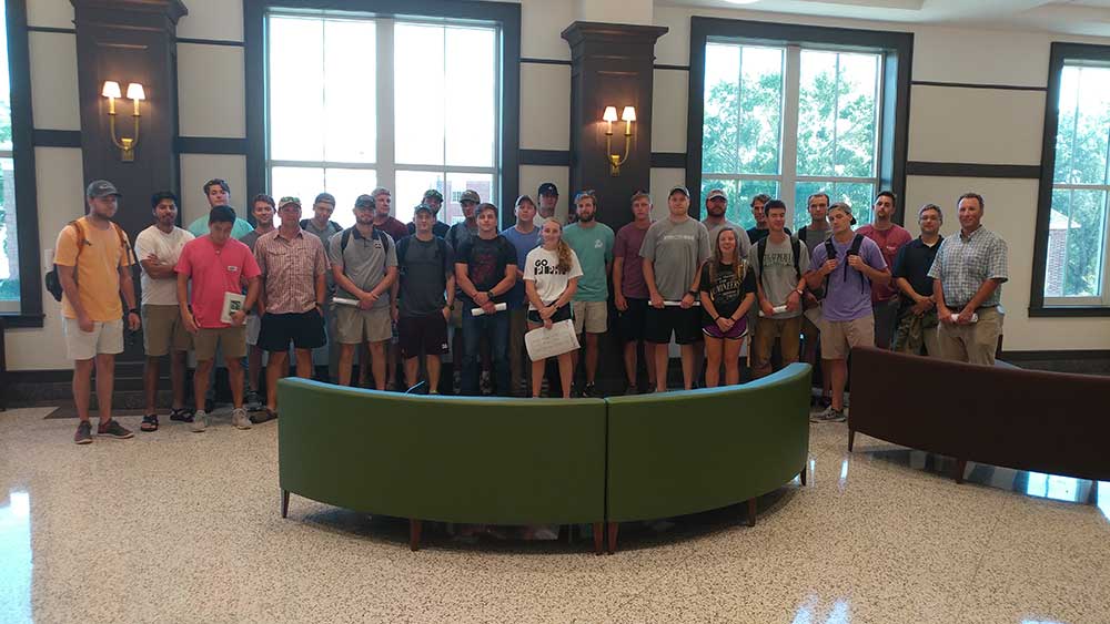 The BCS 3213 Electrical Systems class visited Old Main Academic Center and were hosted by Mr. JD Hardy, associate director of engineering services for MSU's Planning, Design and Construction Administration office.