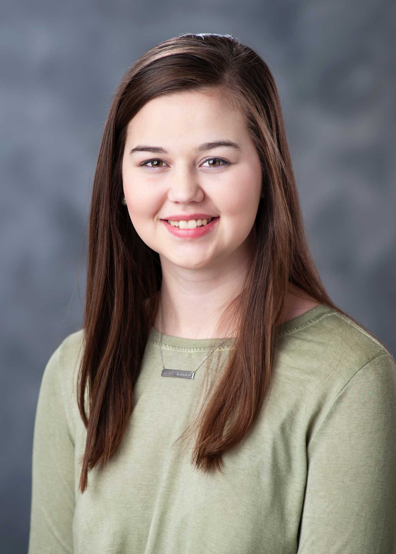 Studio portrait of Abby Jackson  (photo by Beth Wynn / © Mississippi State University)